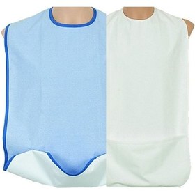 Resim Caretex C110&G885 Yetişkin Yemek Önlüğü Yeşil-Mavi 2'Li Set 