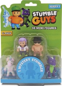 Resim Tuy14000 Stumble Guys 5li Mini Figür S2-sg-30006 5 Standart 