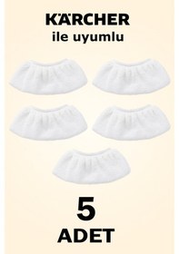 Resim Karcher Sc1 Easyfix Uyumlu 5 Adet El Aparatı Mop Bezi 