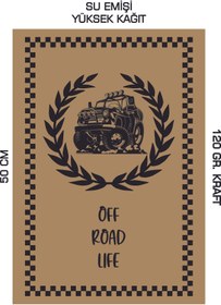 Resim duha trend 35x50 120 Gr. Kraft Kağıt Oto Paspası Off Road 50 Adet 