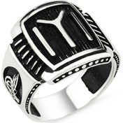 Resim Gümüş Iyı Tuğralı Erkek Yüzüğü G12Eyz Altınsepeti 