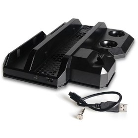 Resim DOBE Ps4 Pro Slim Controller VR Dikey Multi Şarj ve Soğutma Fanı Standı 