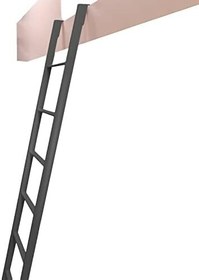 Resim Ranza için çatı merdiveni, 150 170 cm yükseklik yetişkinler ve çocuklar için mükemmel, yedek kancalar dahil, römorklar ve karavanlar için ideal siyah renk 
