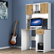 Resim Moxen Mobilya C2 Kitaplıklı Çalışma Masası 