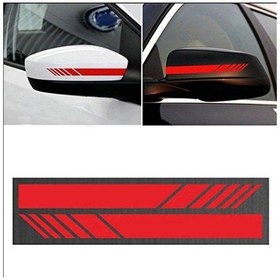 Resim Otomobil Ayna Sticker Etiket Modeli 