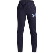 Resim Under Armour Ua Rival Flc Cblck Grphc Jgr Çocuk Eşofman Altı Siyah 