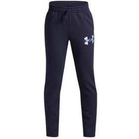 Resim Under Armour Ua Rival Flc Cblck Grphc Jgr Çocuk Eşofman Altı Siyah 