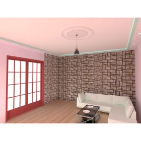 Resim MOTİFPİYER Lamba Tavan Göbeği-Yuvarlak-12-86cm-Dış Çitalı 