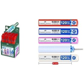 Resim Faber Castell Grip Min 0.7 2B 60Mm. 120'li 5 Tüp Karışık Set 