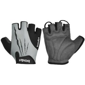 Resim Jzcat Nötr Şok Emici Nefes Alabilir Parmak Kesme Eldiveni - Gri 