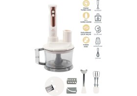 Resim Özbience Çok Fonksiyonlu Mutfak Robotu Seti: El Blenderı, Doğrayıcı, Rende ve Çırpıcı 