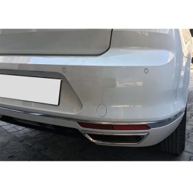 Resim Başkent Oto Volkswagen Passat B8 Krom Egzoz Ucu 2 Parça 2014 Üzeri Çelik 