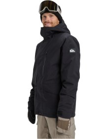 Resim Quıksılver Quiksilver Mission Solid Erkek Siyah Snowboard Ceketi 11793 Siyah 