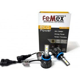 Resim Femex Toyota Corolla 2013-2019 Eco Power Beyaz Kısa Far H8 