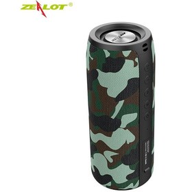 Resim Teltree Zealot S51 Yeşil Kamuflaj Bluetooth Hoparlör - 10w Ses, Tws Bağlantı, Ipx5 Su Geçirmez, 8 Saat Kullanım Süresi 