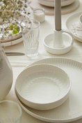 Resim Kütahya Porselen Bone Crest 18 Parça 6 Kişilik Yemek Takımı 