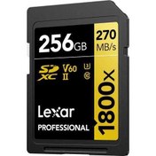 Resim Lexar SD 256GB Profesyonel 1800x UHS-II SDXC Hafıza Kartı (GOLD Serisi) | Lexar Lexar