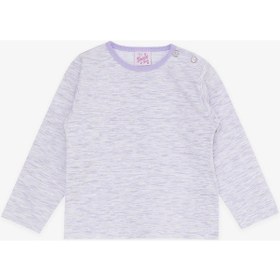 Resim Breeze Kız Bebek Pijama Takımı Desenli 9 Ay-3 Yaş, Açık Lila-açık Lila Açık Lila 