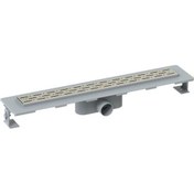 Resim Paslanmaz Pera Etekli Duş Kanalı / Izgarası 40 cm 