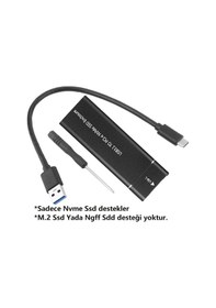 Resim Alfais 5218 Usb 3.1 Type C To Pci-e Express Nvme SSD Hard Disk Kutusu 