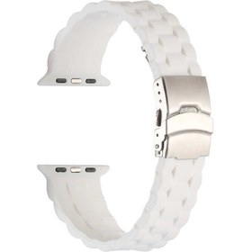 Resim Watch 7 41mm KRD-72 Uyumlu Zore Kordon-Beyaz 