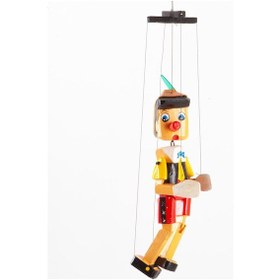 Resim Ahşap Pinokyo Kukla 45 cm 