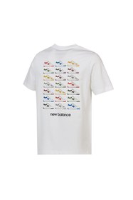 Resim New Balance UNT3409-WT Unisex Spor Tişört 