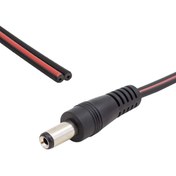 Resim Powermaster 281 Tk-34 Fiş Kablolu Tek Uçlu Kamera Için 20cm Dc Power Jack Kablo 