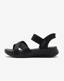 Resim Skechers Ultra Flex 3.0 - Never Better Kadın Siyah Sandalet 119975 Bbk Siyah 