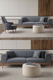 Resim EDSY HOME Rebull 3+1 Koltuk Takımı Gri 