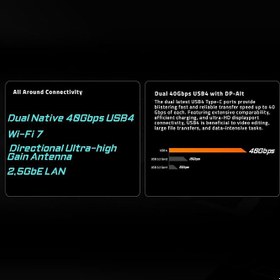 Resim GIGABYTE X870E AORUS Elite WIFI7 AM5 LGA 1718, ATX, DDR5, 4X M.2, PCIe 5.0, USB4, Wi-Fi 7, 2.5GbE LAN, EZ-Mandal, Q-Flaş 