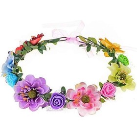 Resim Springsun Gül Taçlı Düğün Aksesuarı - Ayarlanabilir Kurdeleli Şık Ve Dayanıklı Ev Dekorasyonu 