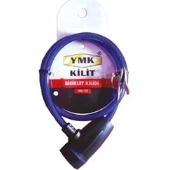 Resim Aslanoğlu Store Ymk Eko Çelik Halatlı, Izoleli Bisiklet Kilidi - 8mm, 65 cm 