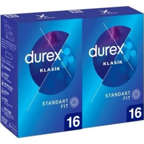 Resim Durex Klasik Prezervatif 16X2'LI 