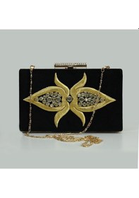 Resim E38 El İşçiliği Maraş İşi Pörtföy Çanta 12x20 Cm-6399 Çok renkli 