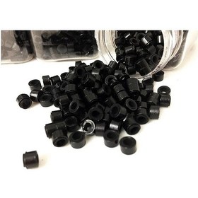 Resim Prodiva Siyah Silikonlu Kaynak Saç Boncukları 500'lü 