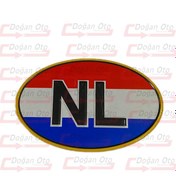 Resim Nl Bayrakli Fosforlu Oval Harf 468490603 
