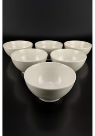 Resim Digithome Semazen 6 Lı Porselen Salata Servis Kasesi 14 Cm Tl4052488 