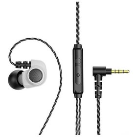 Resim Qkz Sk5 Kulak İçi Kablolu Kulaklık, Mikrofonlu Kontrol, 3.5mm Altın Kaplı Soket, 10mm Sürücü Birimi, Beyaz Qkz Sk5 Kulaklık Qkz Sk5 