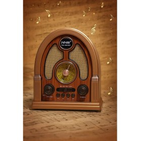 Resim Nns NS-7061 Bs Nostaljik Taşınabilir Radyo 