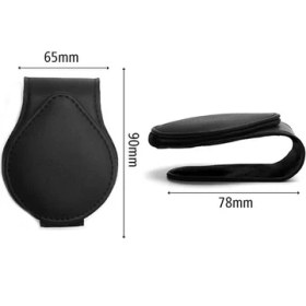 Resim Acstore Araba Araç Gözlük Ruhsat Tutucu Mıknatıslı Askı Mandal Klips (Güneşliğe Takılır) 