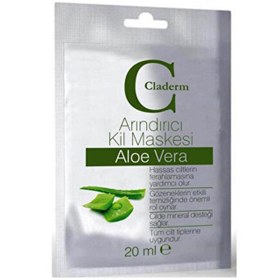 Resim Claderm Clay Mask Aloe Vera - Arındırıcı Kil Maskesi 20ml 