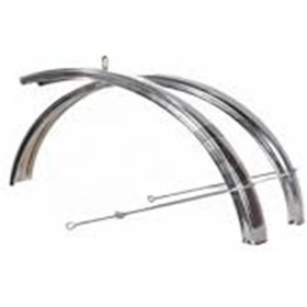 Resim BY KUBİLAY BİSİKLET BÜYÜK BOY ÖN ARKA DEMİR ÇAMURLUK TAKIMI KROM 