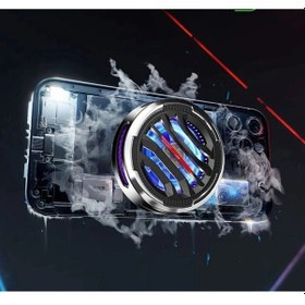 Resim Mıknatıslı Cep Telefon Sessiz Soğutma Fanı Radyatör Soğutucu iOs Uyumlu Android Pubg Gaming Soğutucu 