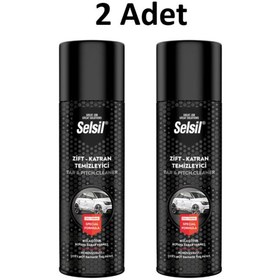 Resim Selsil Zift Katran Temizleyici Sprey 200 Ml 2 Adet 