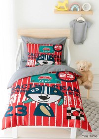 Resim Mira Home Yenidoğan Erkek Bebek Nevresim Takımı %100 Pamuklu Racing Team 