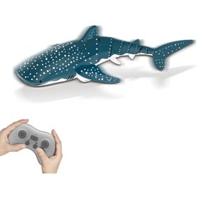 Resim Akıllı Rc Köpekbalığı Balina Sprey Su Oyuncak Uzaktan Kumandalı 