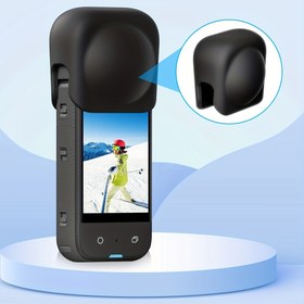 Resim Insta360 X3 Kamera Lens Kapağı Kılıfı, Silikon Koruyucu Kılıf, Aksiyon Kameraları için Elektronik Olmayan Dayanıklı Aksesuar Seti 