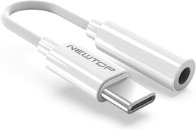 Resim N NEWTOP Adaptör AD43 Kablo Tip C Jaklı 3,5 mm Evrensel Bağlantı Tip C Ses Kulaklık Samsung Xiaomi OPPO Huawei Realme Vivo Redmi Asus için 