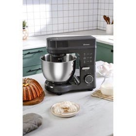 Resim Emsan Maestrochef Stella Hamur Yoğurma Makinesi Space Gray 1500W 5l Mutfak Terazi Hediyeli 